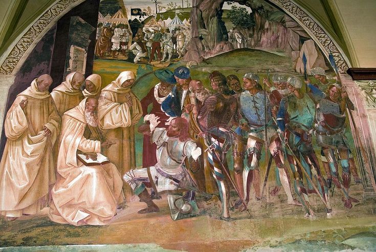 Totila e s. Benedetto a Monte Uliveto