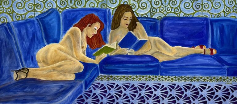 La notte prima delle mille e una notte olio su tela 70x90cm
